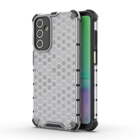 For Samsung Galaxy A15 Shockproof Honeycomb Phone Case(White)