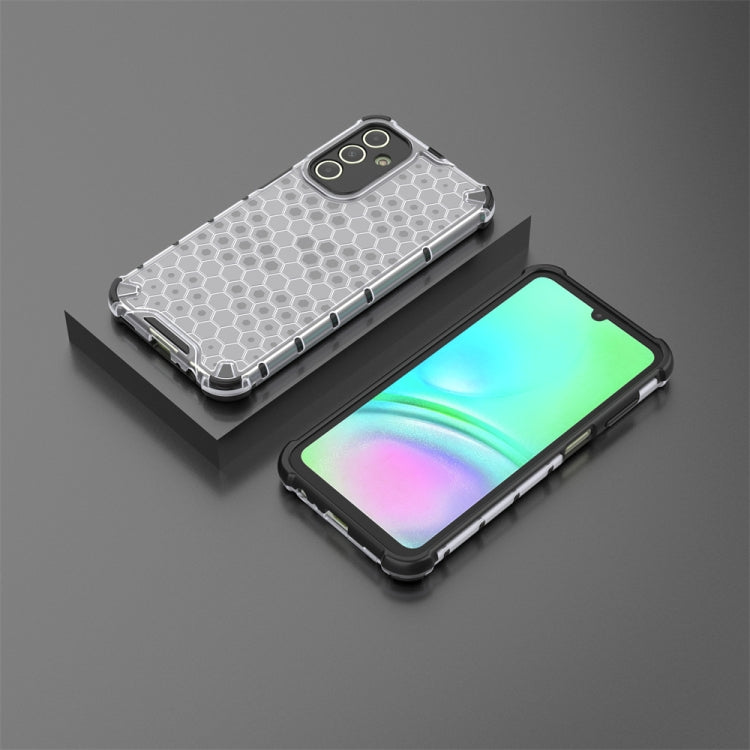 For Samsung Galaxy A15 Shockproof Honeycomb Phone Case(White) by buy2fix