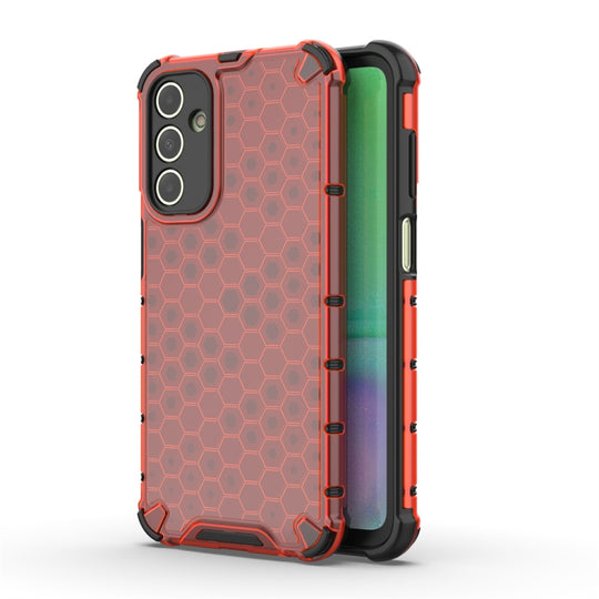 For Samsung Galaxy A15 Shockproof Honeycomb Phone Case(Red)