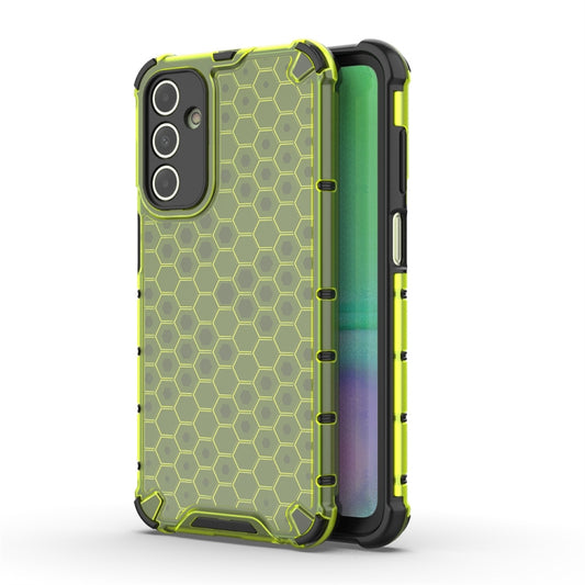 For Samsung Galaxy A15 Shockproof Honeycomb Phone Case(Green) by buy2fix