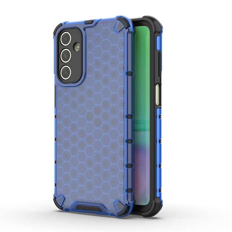 For Samsung Galaxy A15 Shockproof Honeycomb Phone Case(Blue) by buy2fix