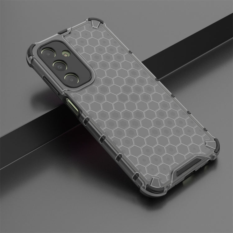 For Samsung Galaxy A25 5G Shockproof Honeycomb Phone Case(Black) by buy2fix