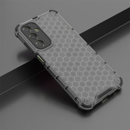 For Samsung Galaxy A25 5G Shockproof Honeycomb Phone Case(Black) by buy2fix
