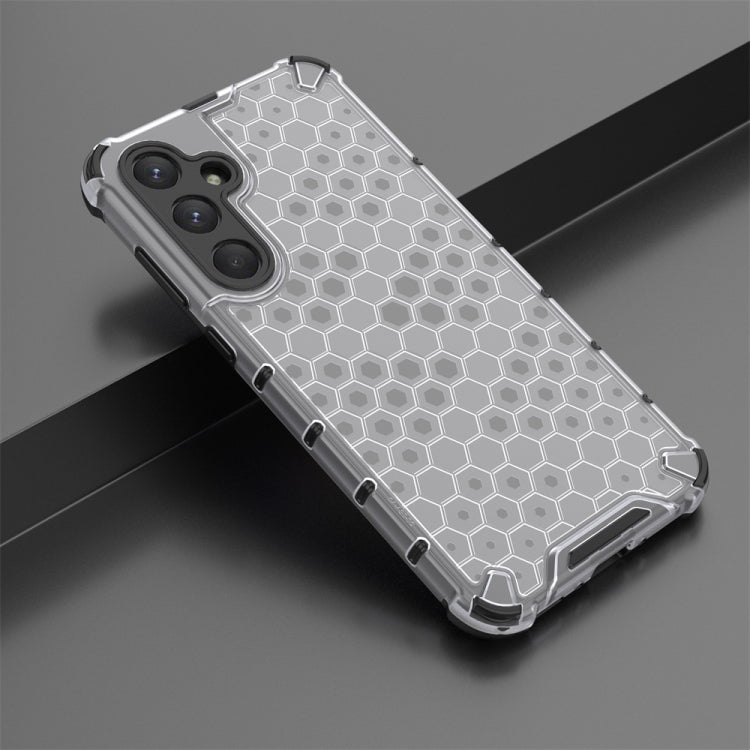 For Samsung Galaxy A33 Shockproof Honeycomb Phone Case(White) by buy2fix