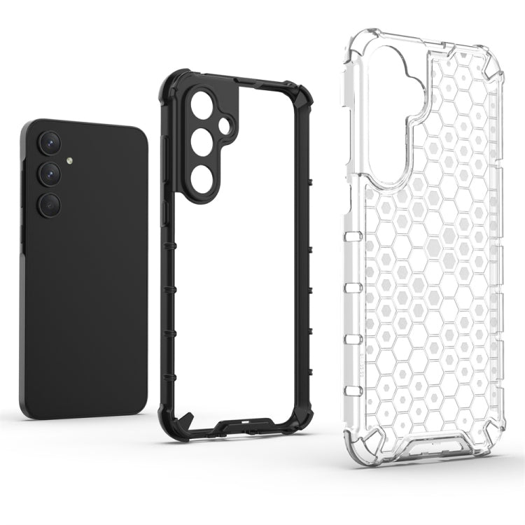 For Samsung Galaxy A33 Shockproof Honeycomb Phone Case(White) by buy2fix