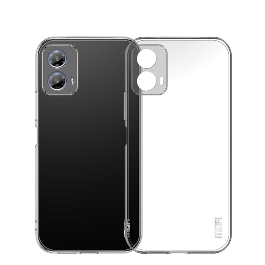 For Motorola Moto G34 MOFI Ming Series Ultra-thin TPU Phone Case(Transparent)