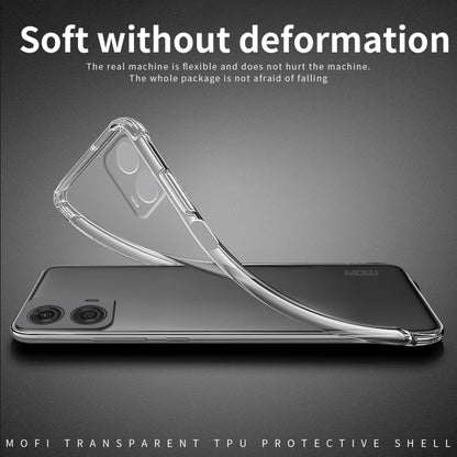 For Motorola Moto G24 / G04 MOFI Ming Series Ultra-thin TPU Phone Case(Transparent) - Motorola Cases by MOFI | Online Shopping UK | buy2fix