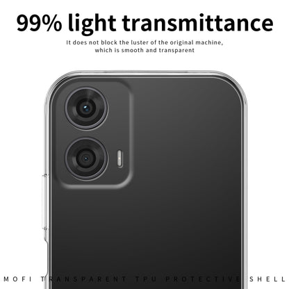 For Motorola Moto G24 / G04 MOFI Ming Series Ultra-thin TPU Phone Case(Transparent) - Motorola Cases by MOFI | Online Shopping UK | buy2fix