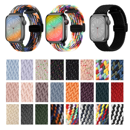 For Apple Watch Ultra 2 49mm Nylon Woven Magnetic Fold Buckle Watch Band(Z Seven Colors) by buy2fix