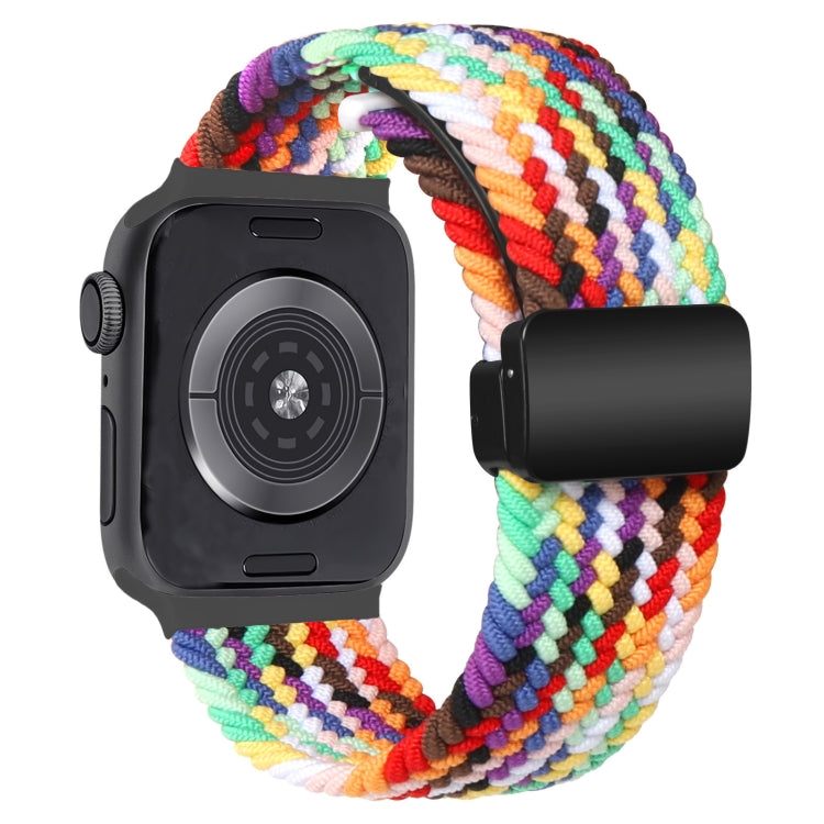 For Apple Watch Ultra 2 49mm Nylon Woven Magnetic Fold Buckle Watch Band(Z Seven Colors) by buy2fix
