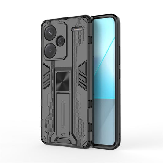 For Redmi Note 13 Pro+ Supersonic Armor PC Hybrid TPU Phone Case(Black) - Xiaomi Cases by buy2fix | Online Shopping UK | buy2fix