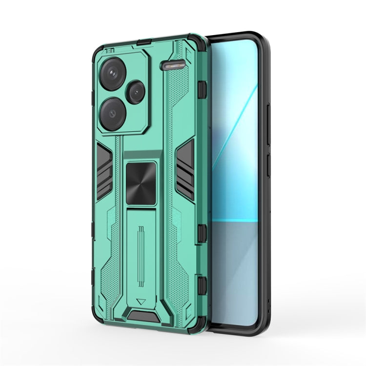 For Redmi Note 13 Pro 5G Supersonic Armor PC Hybrid TPU Phone Case(Green) - Xiaomi Cases by buy2fix | Online Shopping UK | buy2fix