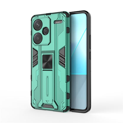 For Redmi Note 13 Pro 5G Supersonic Armor PC Hybrid TPU Phone Case(Green) - Xiaomi Cases by buy2fix | Online Shopping UK | buy2fix