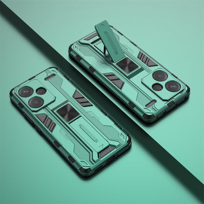 For Redmi Note 13 Pro 5G Supersonic Armor PC Hybrid TPU Phone Case(Green) - Xiaomi Cases by buy2fix | Online Shopping UK | buy2fix