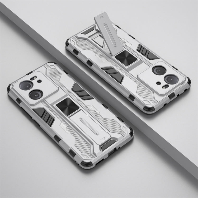 For Xiaomi 13T Supersonic Armor PC Hybrid TPU Phone Case(Silver) - Xiaomi Cases by buy2fix | Online Shopping UK | buy2fix