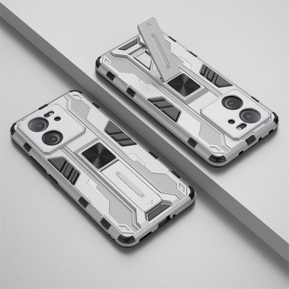 For Xiaomi 13T Supersonic Armor PC Hybrid TPU Phone Case(Silver) - Xiaomi Cases by buy2fix | Online Shopping UK | buy2fix