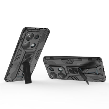 For  Redmi Note 13 Pro 4G Supersonic Armor PC Hybrid TPU Phone Case(Black) - Xiaomi Cases by buy2fix | Online Shopping UK | buy2fix