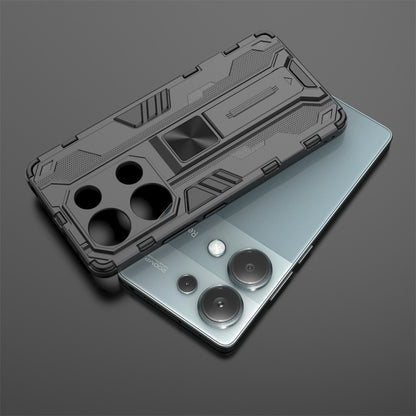 For  Redmi Note 13 Pro 4G Supersonic Armor PC Hybrid TPU Phone Case(Black) - Xiaomi Cases by buy2fix | Online Shopping UK | buy2fix