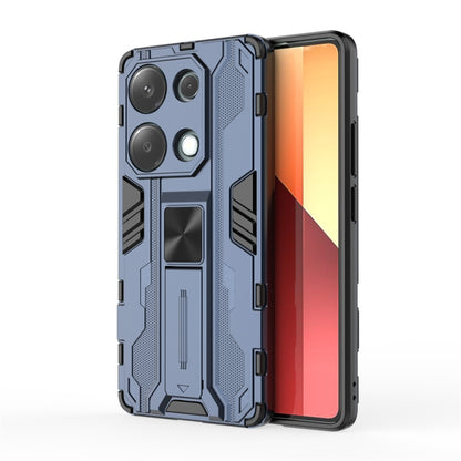 For  Redmi Note 13 Pro 4G Supersonic Armor PC Hybrid TPU Phone Case(Blue) - Xiaomi Cases by buy2fix | Online Shopping UK | buy2fix