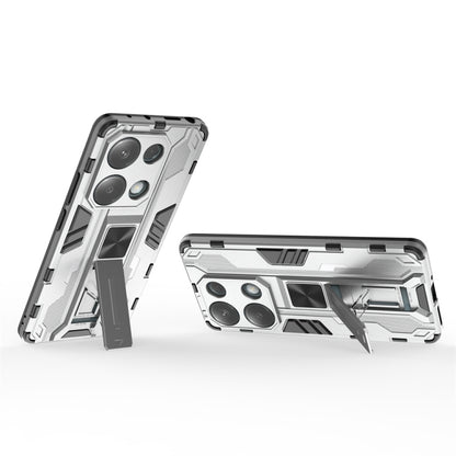 For  Redmi Note 13 Pro 4G Supersonic Armor PC Hybrid TPU Phone Case(Silver) - Xiaomi Cases by buy2fix | Online Shopping UK | buy2fix