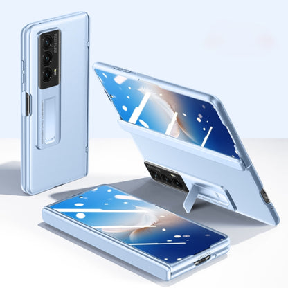 For Honor Magic Vs2 Pioneer Skin-Feel Case-film Integral Hinge Shockproof Phone Case(Blue) - Honor Cases by buy2fix | Online Shopping UK | buy2fix