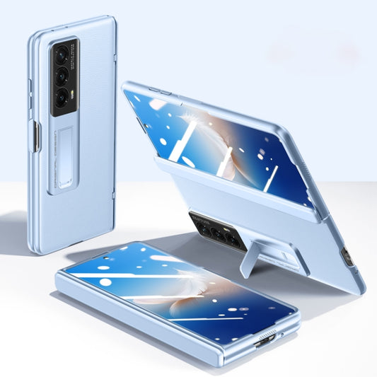 For Honor Magic Vs2 Pioneer Skin-Feel Case-film Integral Hinge Shockproof Phone Case(Blue) - Honor Cases by buy2fix | Online Shopping UK | buy2fix
