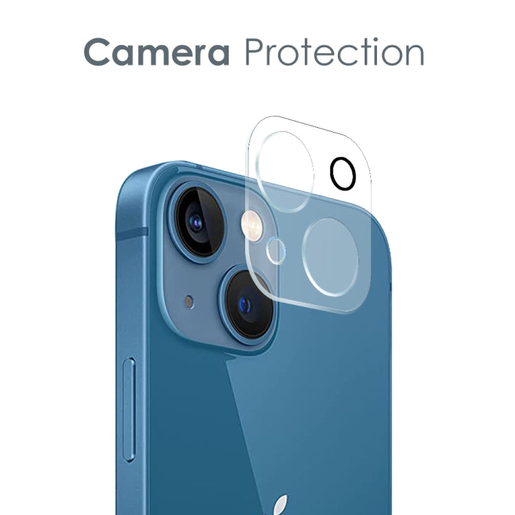 For iPhone 13 NORTHJO 3 in 1 TPU Phone Case with Screen Film and Lens Film(Clear) - iPhone 13 Cases by NORTHJO | Online Shopping UK | buy2fix