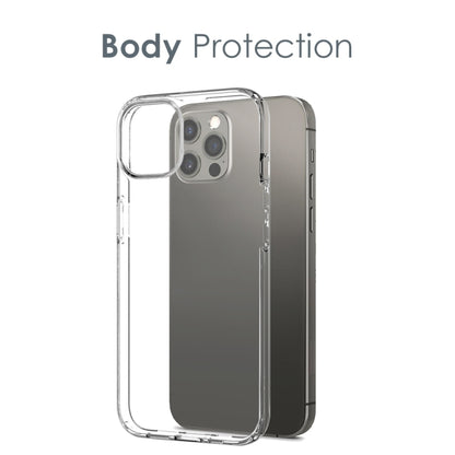 For iPhone 13 Pro Max NORTHJO 3 in 1 TPU Phone Case with Screen Film and Lens Film(Clear) - iPhone 13 Pro Max Cases by NORTHJO | Online Shopping UK | buy2fix