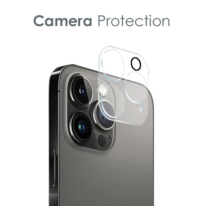 For iPhone 13 Pro Max NORTHJO 3 in 1 TPU Phone Case with Screen Film and Lens Film(Clear) - iPhone 13 Pro Max Cases by NORTHJO | Online Shopping UK | buy2fix