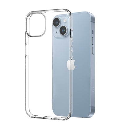 For iPhone 14 Plus NORTHJO 3 in 1 TPU Phone Case with Screen Film and Lens Film(Clear) - iPhone 14 Plus Cases by NORTHJO | Online Shopping UK | buy2fix