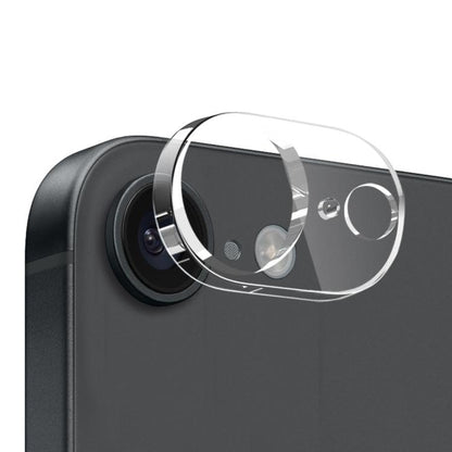 For iPhone 16e NORTHJO 3 in 1 TPU Phone Case with Screen Film and Lens Film(Clear) - iPhone 16e Cases by NORTHJO | Online Shopping UK | buy2fix