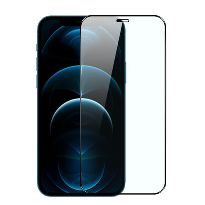 For iPhone 12 Pro Max NORTHJO A++ Screen Protector Full Glue Silk Printing Tempered Glass Film(Black) - iPhone 12 Pro Max Tempered Glass by NORTHJO | Online Shopping UK | buy2fix