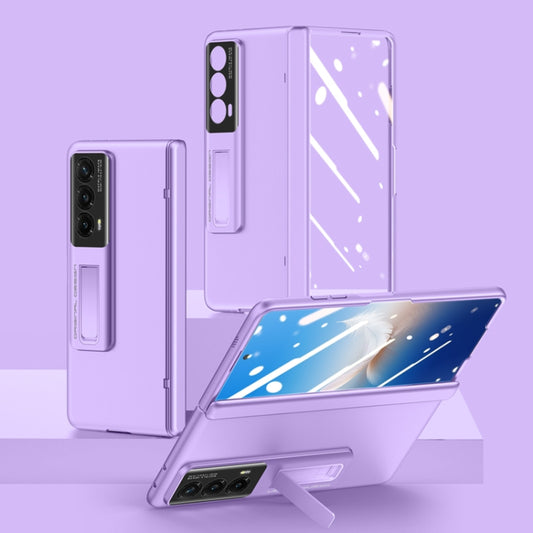 For Honor Magic Vs2 Skin-sensitive Case-film Integral Hinge Shockproof Phone Case(Purple) - Honor Cases by buy2fix | Online Shopping UK | buy2fix