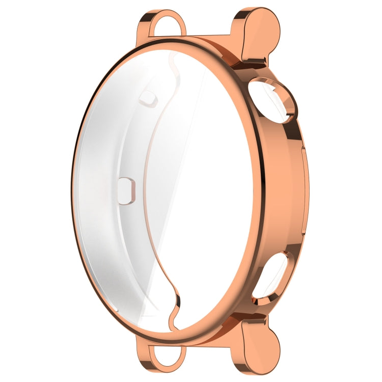For Huawei Watch GT4 41mm Full Coverage TPU Electroplated Watch Protective Case(Rose Gold) by buy2fix