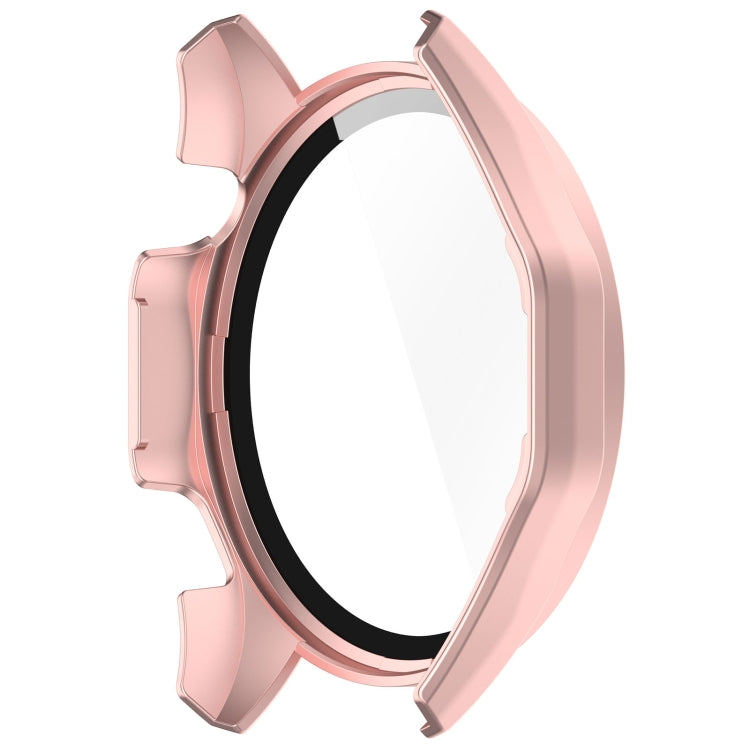 For Huawei Watch GT 4 46mm PC + Tempered Glass Integrated Watch Protective Case with Graduated Dial(Rose Gold) by buy2fix