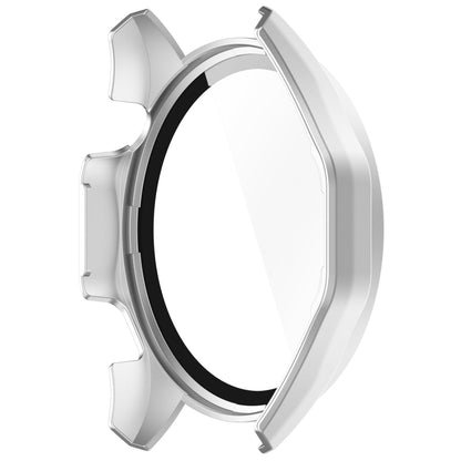 For Huawei Watch GT 4 46mm PC + Tempered Glass Integrated Watch Protective Case with Graduated Dial(Silver) by buy2fix