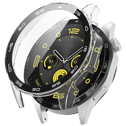 For Huawei Watch GT 4 46mm PC + Tempered Glass Integrated Watch Protective Case with Graduated Dial(Transparent) by buy2fix