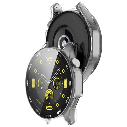 For Huawei Watch GT 4 46mm PC + Tempered Glass Integrated Watch Protective Case with Graduated Dial(Transparent) by buy2fix