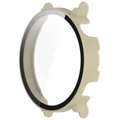 For Huawei Watch GT4 41mm PC+Tempered Glass Integrated Smart Watch Case(Ivory White) by buy2fix