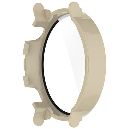 For Huawei Watch GT4 41mm PC+Tempered Glass Integrated Smart Watch Case(Ivory White) by buy2fix