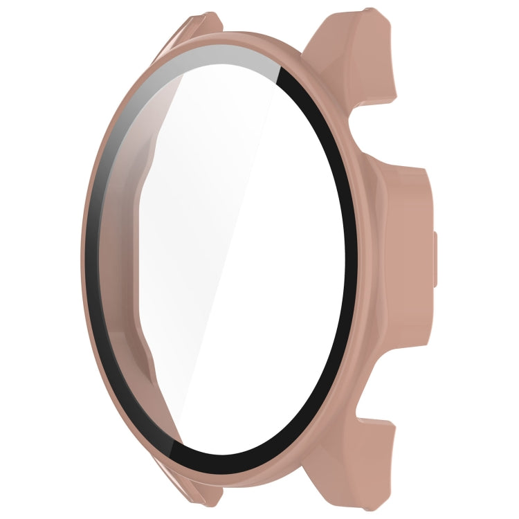 For Huawei Watch GT4 46mm PC+Tempered Glass Integrated Smart Watch Case(Pink) by buy2fix