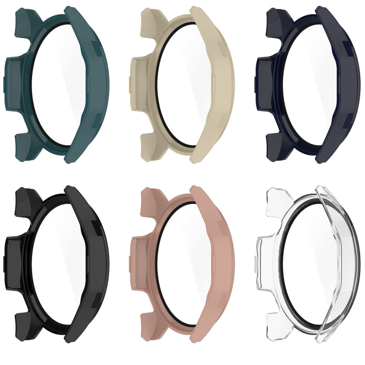 For Huawei Watch GT4 46mm PC+Tempered Glass Integrated Smart Watch Case(Green) by buy2fix