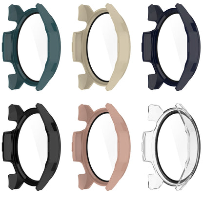 For Huawei Watch GT4 41mm PC+Tempered Glass Integrated Smart Watch Case(Green) by buy2fix