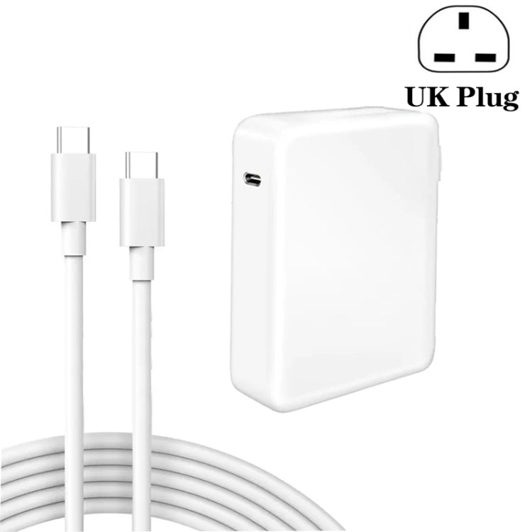 PD3.1 140W USB-C PD Laptop Power Adapter + 2m 5A USB-C to USB-C Data Cable UK Plug by buy2fix