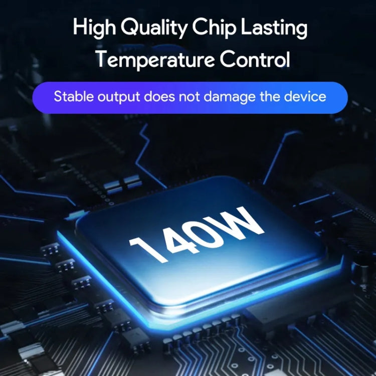 PD3.1 140W USB-C PD Laptop Power Adapter + 2m 5A USB-C to USB-C Data Cable UK Plug by buy2fix