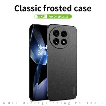 For OnePlus 13 MOFI Fandun Series Frosted PC Ultra-thin All-inclusive Phone Case(Black) - OnePlus Cases by buy2fix | Online Shopping UK | buy2fix