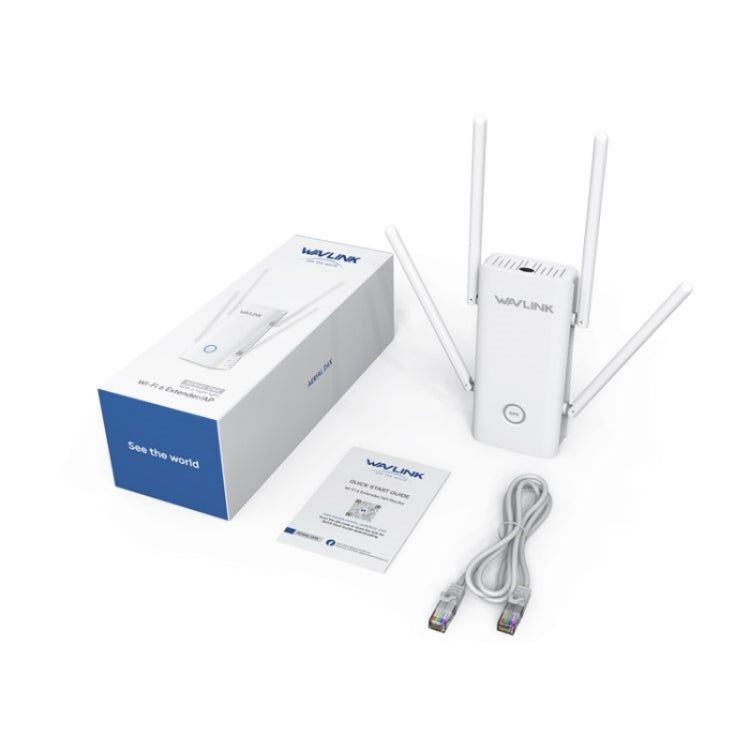WAVLINK WN583AX1 Ethernet Port AX1800 WiFi6 1.8Gbps Dual Band WiFi Booster Wireless Router, Plug:EU Plug - Wireless Routers by WAVLINK | Online Shopping UK | buy2fix
