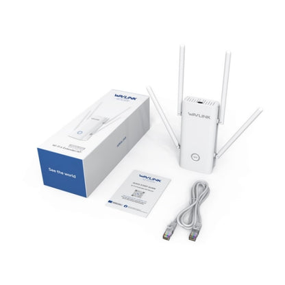 WAVLINK WN583AX1 Ethernet Port AX1800 WiFi6 1.8Gbps Dual Band WiFi Booster Wireless Router, Plug:EU Plug - Wireless Routers by WAVLINK | Online Shopping UK | buy2fix