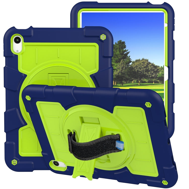 For iPad 2025 / 2022 Silicone Hybrid PC Shockproof Tablet Case with Shoulder Strap(Tibetan Turquoise) - iPad 2025 / 2022 Cases by buy2fix | Online Shopping UK | buy2fix