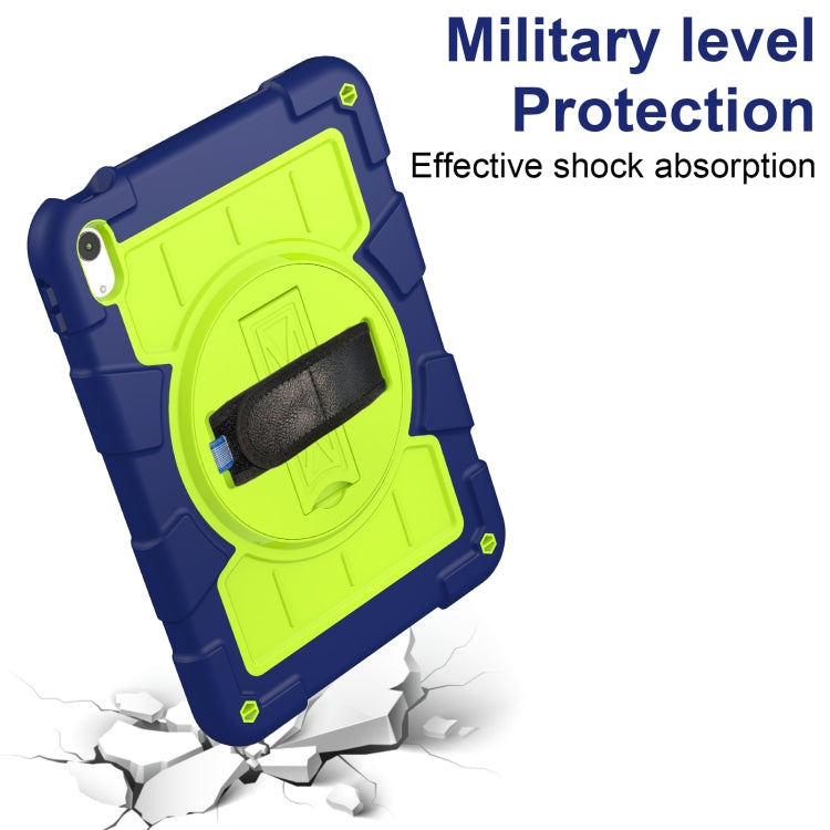 For iPad 2025 / 2022 Silicone Hybrid PC Shockproof Tablet Case with Shoulder Strap(Tibetan Turquoise) - iPad 2025 / 2022 Cases by buy2fix | Online Shopping UK | buy2fix